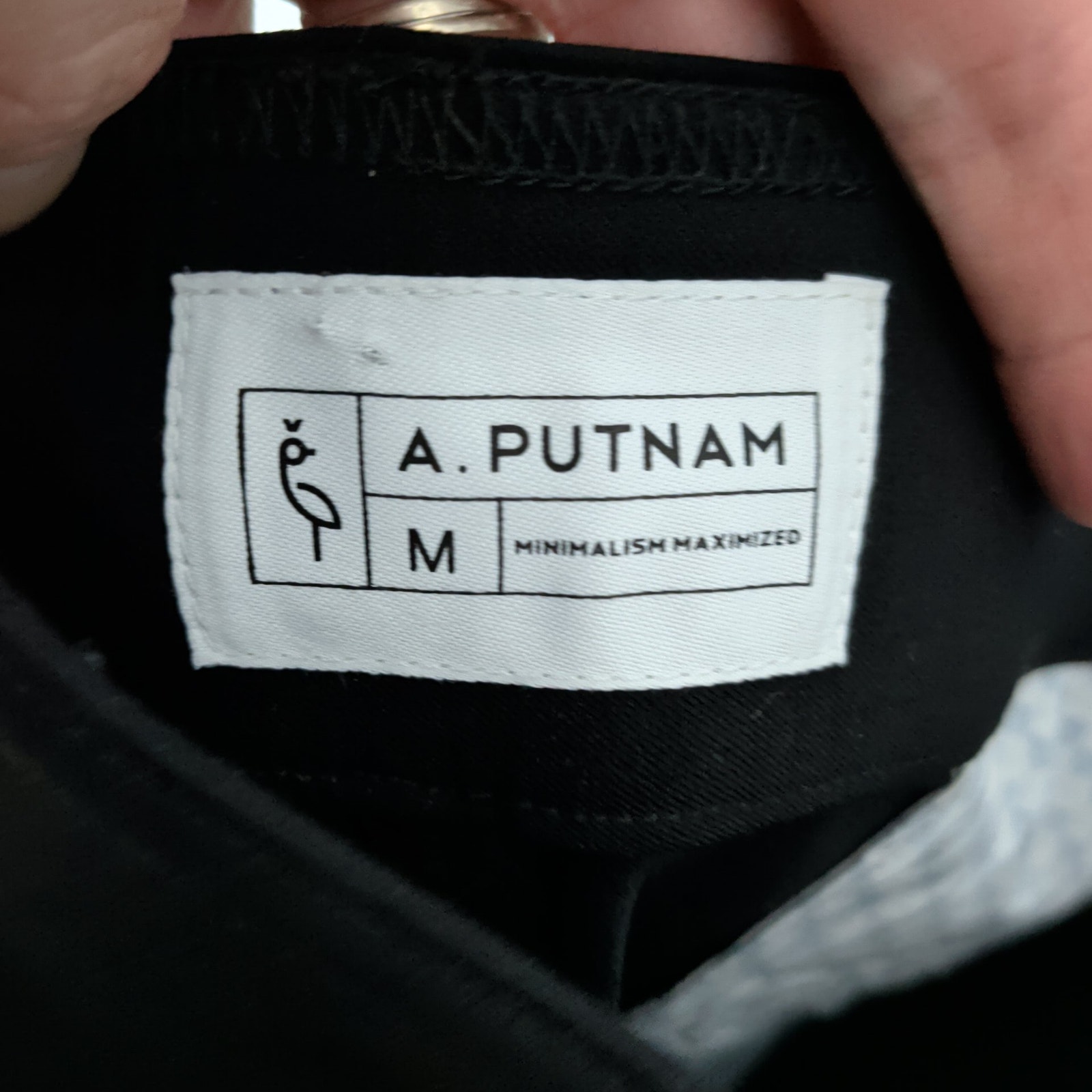A Putnam Women's Sz M Black Crop Kick Flare Pull On Pants Stretch — image 3 of 7